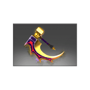 Golden Offhand Basher of Mage Skulls