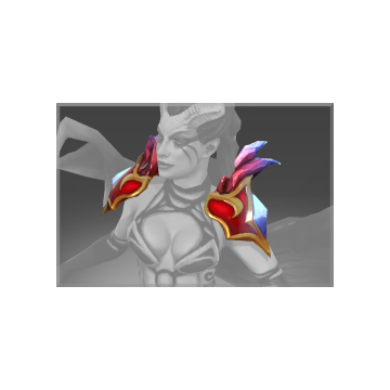 Autographed Pauldrons of the Obsidian Nightmare