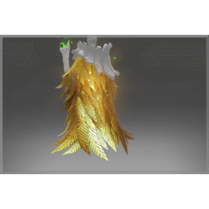 Autographed Golden Ornithomancer Mantle of the Benefactor