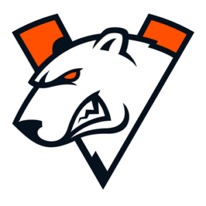 Gold Virtus.pro Team Sticker - TI 2022